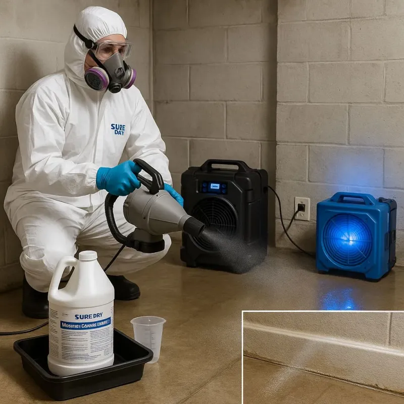 Sanitization and Odor Removal process in Fritch, TX