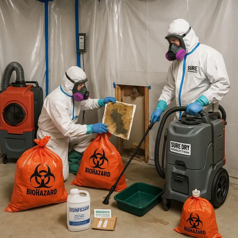 Contaminated Water Handling Protocols process in Fritch, TX